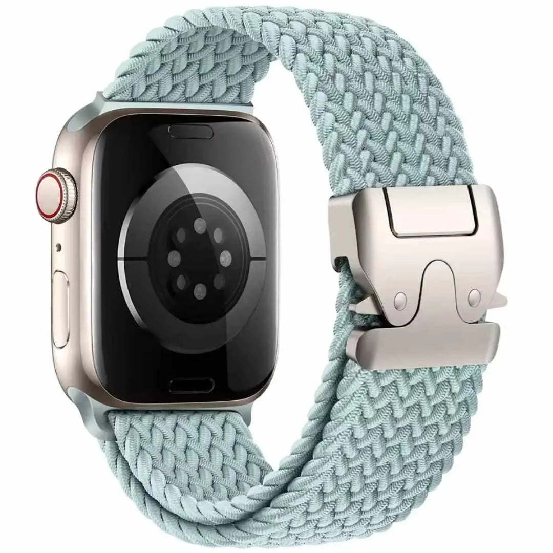Bracelet Tressé Apple Watch en Nylon Parachute (40mm à 49mm) – Compatible Séries 6, 7, 8, 9, 10, SE, Ultra 2 Ma Culotte Menstruelle
